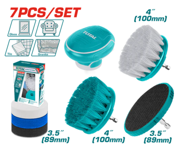 7 Pcs Cleaning Brush Set Total