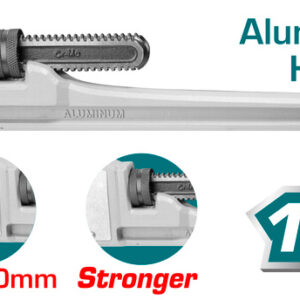 Aluminum Handle Pipe Wrench 350mm (14inch) Total THTAL17146