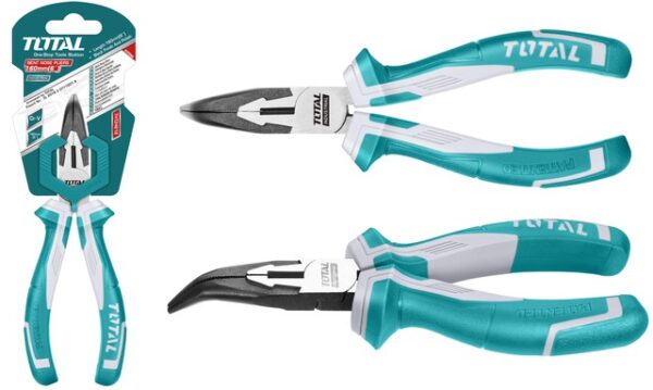 Bent Nose Plier 160mm Total THT24616