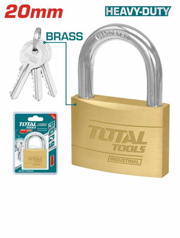 Brass Padlock Total TLK32202