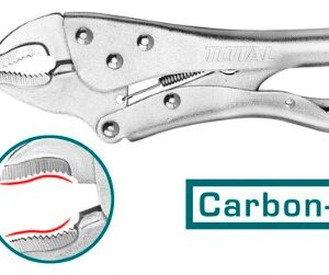 Curved Jaw Lock Plier 7inch Total THT190703