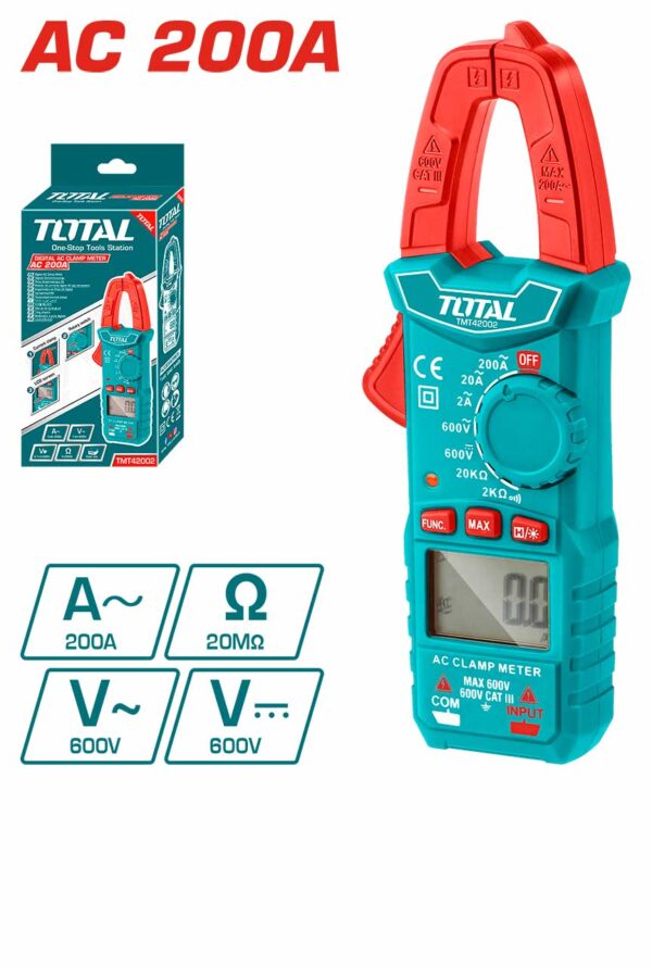 Digital AC Clamp Meter Total TMT42002