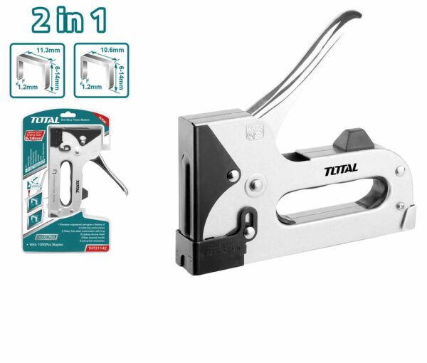 Heavy Duty Staple Gun 6-14mm Total THT31142