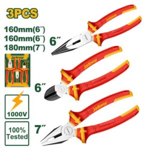 Insulated Pliers 3 Pcs Set Jadever JDPS0633