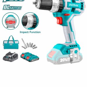 Lithium-ion Brushless Impact Drill TIDLI20608 Total