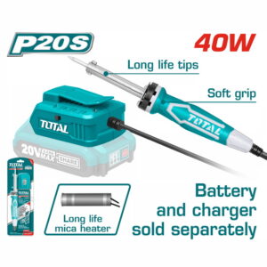 Lithium-ion Soldering Iron 20V Total TSILI2001