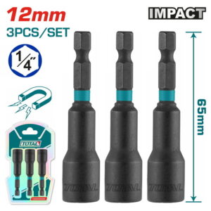 Magnetic Nut Set 3Pcs 12 mm Total TAC271231