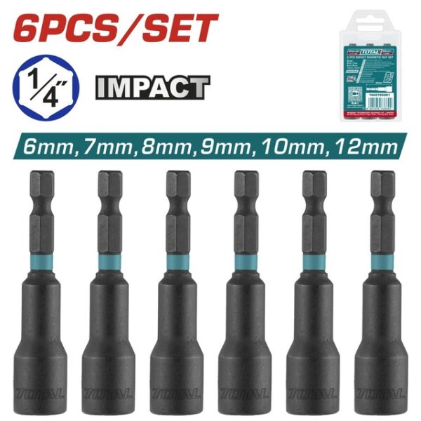 Magnetic Nuts 6 Pcs Set Total  TAC2765061