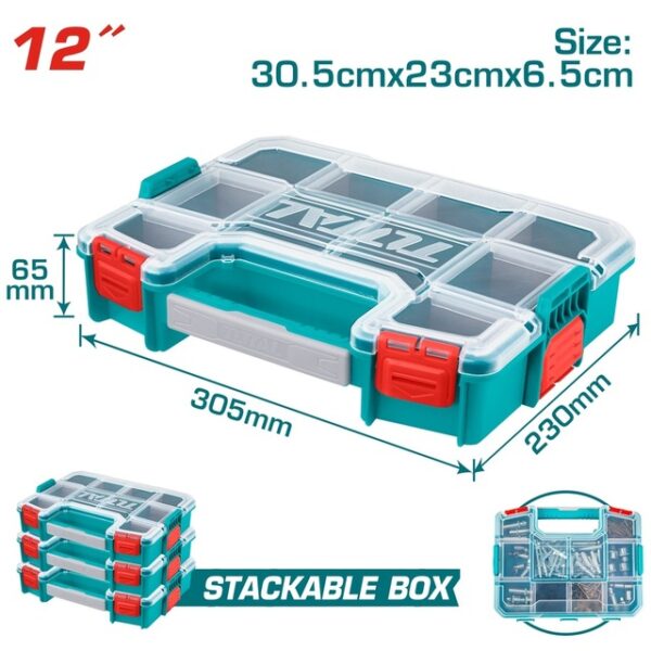 Plastic Organizer 12inch Total TPBX1121