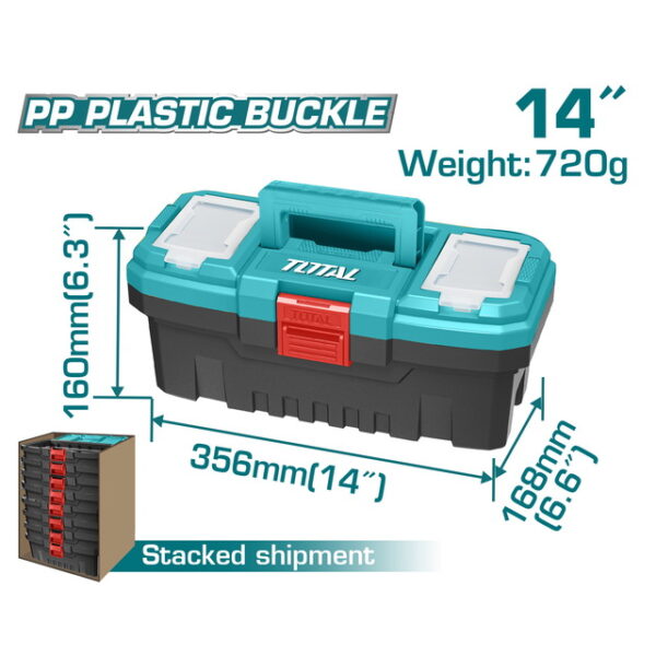 Plastic Tool Box Total TPBX0141