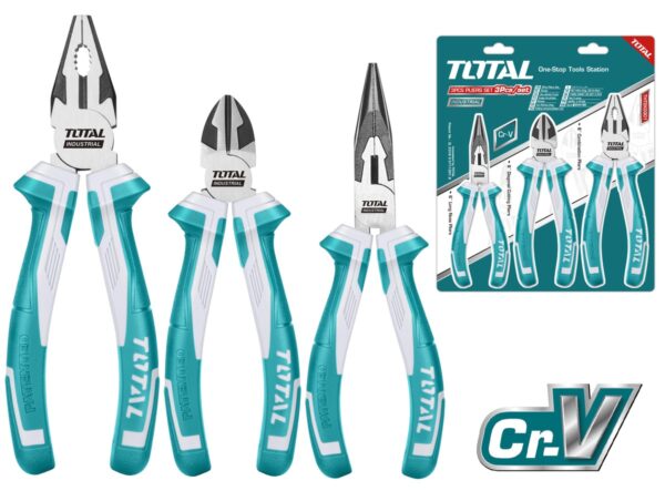 Pliers Set 3 Pcs Total THT2K0301