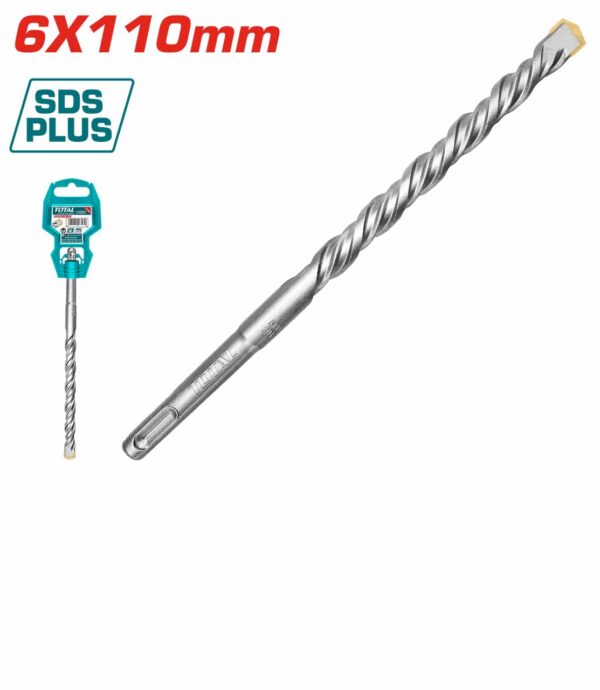 SDS Plus Hammer Drill Bit 6x110mm Total TAC310601