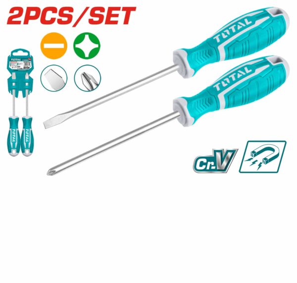 Screwdriver Set 2 Pcs Total THT250201