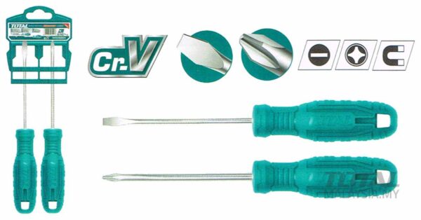 Screwdriver Set 2 Pcs Total THTDC250201