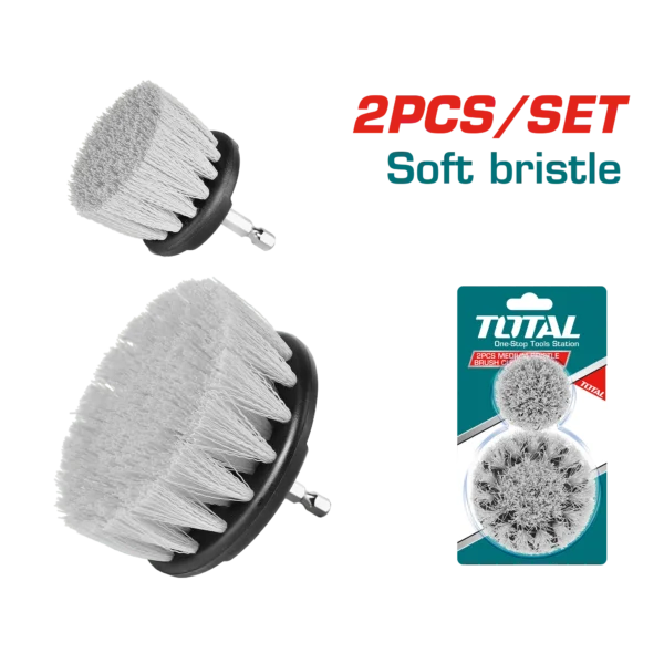 Soft Bristle Brush Set 2 Pcs Total TACS3235