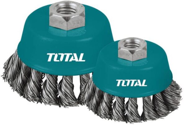 Wire Cup Twist Brush 100mm Total TAC32041