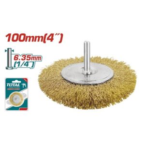 Wire Wheel for Drills 100mm Total TAC34041