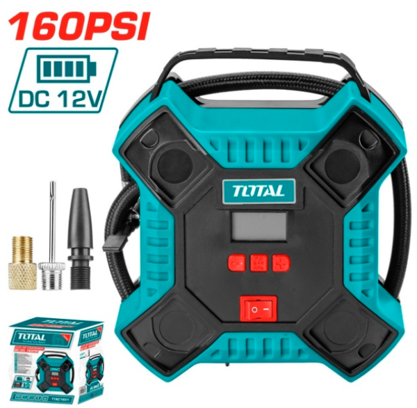 AUTO AIR COMPRESSOR 12V TOTAL TTAC1601
