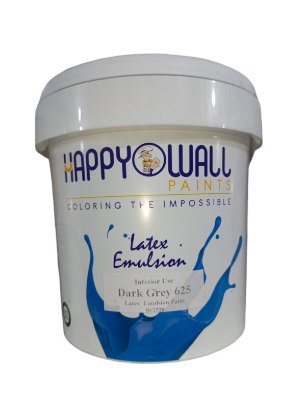 Latex Emulsion-Dark Grey 625 Galon Happy Wall