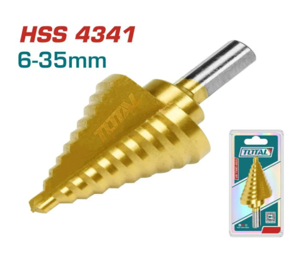 6-35mm Step Drill Bit Total TAC7563501