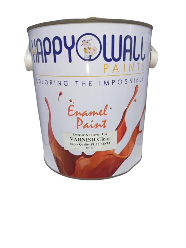 Enamel Paint-Varnish Clear Galon Happy Wall