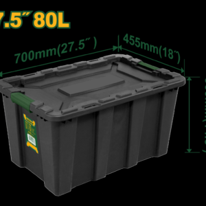Plastic Storage Box Size “27.5 – 80L Jadever JDTB3380