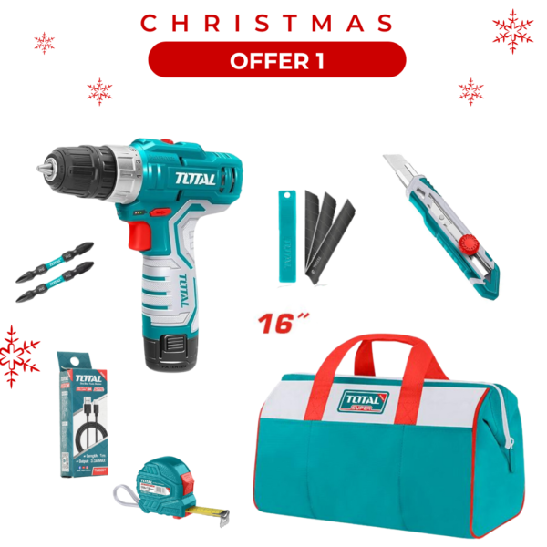 Offer 1 - Tool Bag & Lithium Ion Cordless Driver