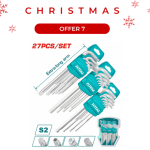 Offer 7 - 27 Pcs Hex Key & Torx Key Set