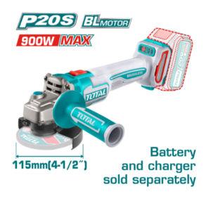 Power Tools Cordless Angle Grinder Total TAGLI21154