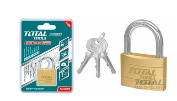 Brass Padlock Total TLK32502